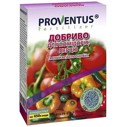 Добриво для помідорів і перцю Proventus / Провентус, 300г, фото 1