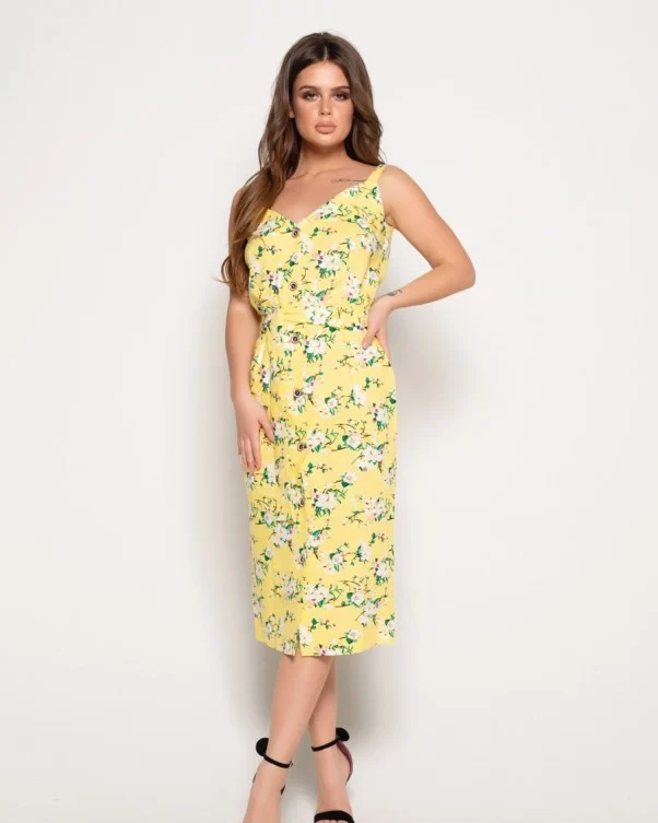 Сарафан жіночий жовтий, фото 1