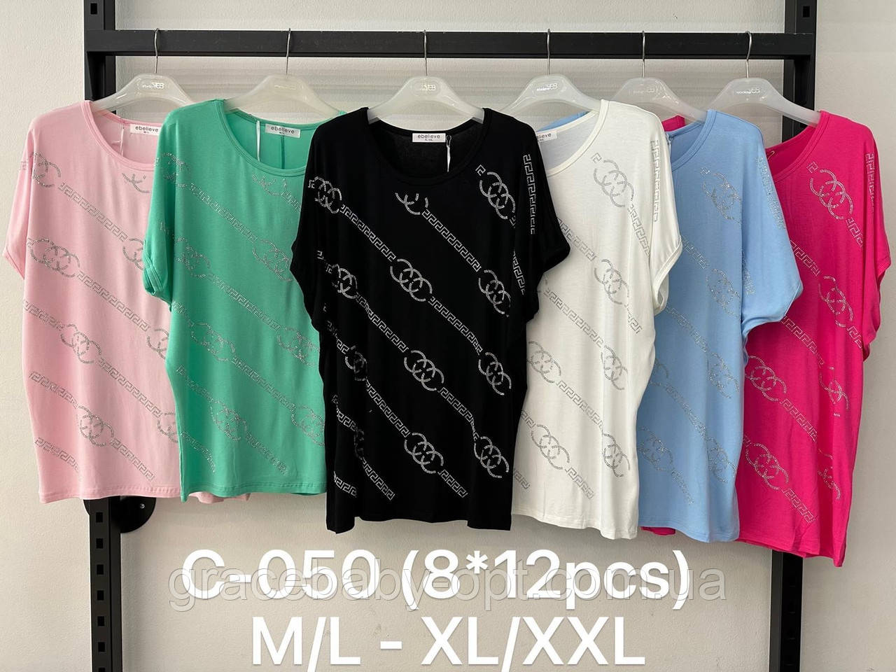 Туніка жіноча оптом, M/L-XL/2XL рр., № C-050