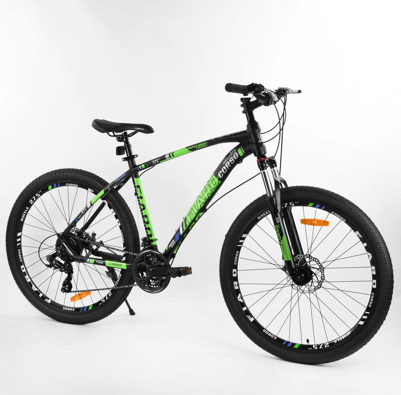 Спортивний велосипед на 27,5 дюймів Corso FIARO, Зелений 20322, фото 1