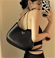 Жіноча сумка Prada Cleo black