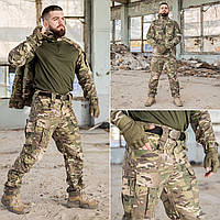 Тактичний комплект 3 в 1 PATRIOT SET (бойова сорочка Ubacs (Убакс) + китель + штани Apex) мультикам Grifon 56