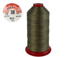 Нитка швейна поліестер POLYART(ПОЛІАРТ) N10 колір #855 темно-бежевий750м (ОРИГІНАЛ, ТУРЕЧЧИНА)