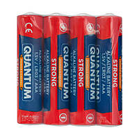 Лужна батарейка Quantum Strong LR03/AAA 4шт/уп shrink