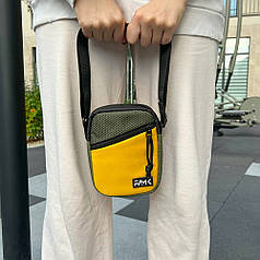 Жіноча сумка через плече МСR4 жовта/хакі