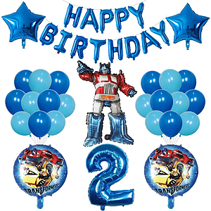 Фотозона з кульок Трансформер Оптімус Прайм