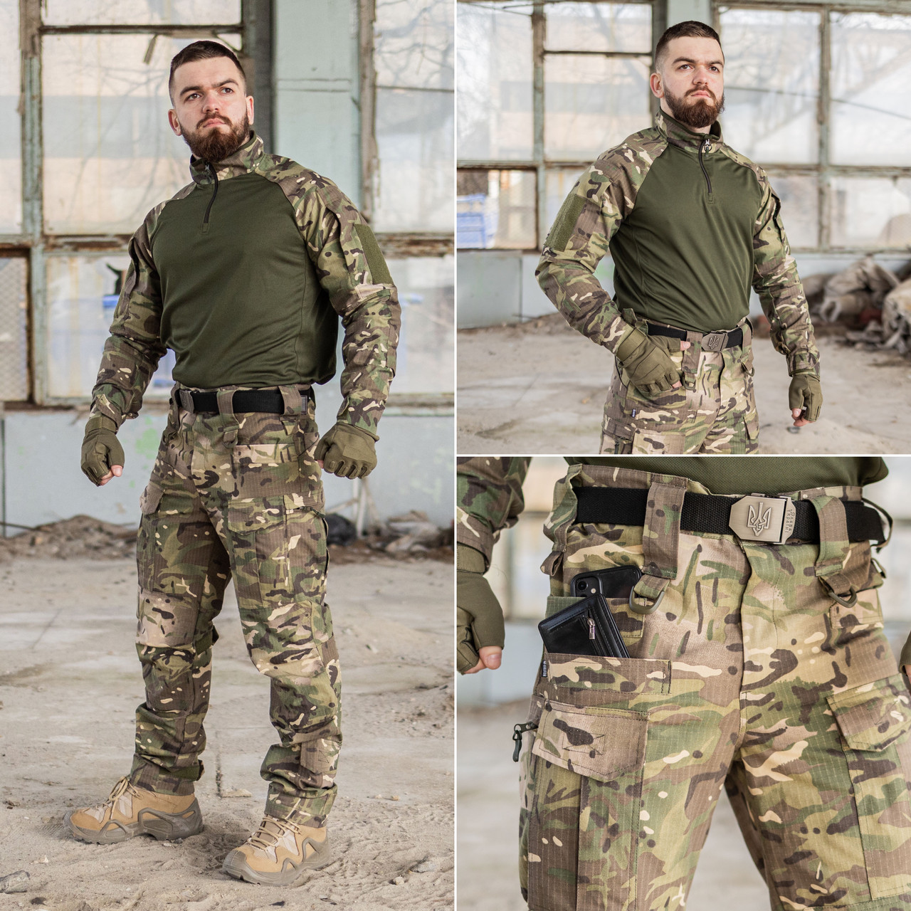 Тактичний костюм Ubacs(Убакс) Apex мультикам Tactic GRIFON ріп-стоп (вафелька)