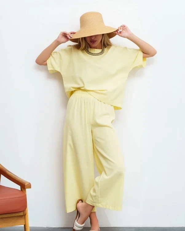 Костюми ISSA PLUS 13459 XL жовтий, фото 1