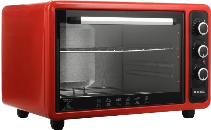 Електрична піч ASEL АF40-23 червоний, фото 1