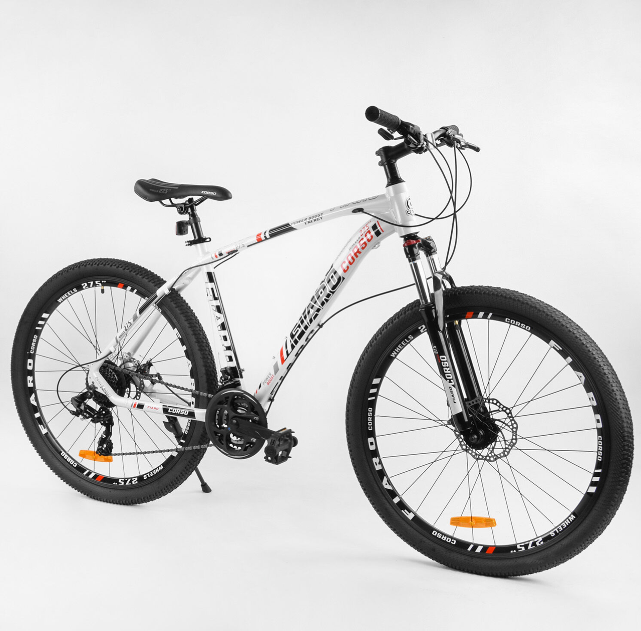 Спортивний велосипед на 27,5 дюймів Corso FIARO, Білий 73228, фото 1