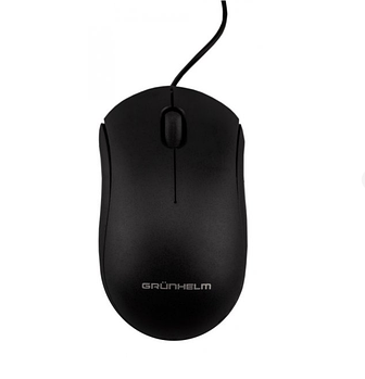 Комп'ютерна миша дротова Grunhelm M-103WD, чорна (KG-6843)