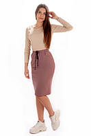 Женская стильная юбка прямого кроя р.46