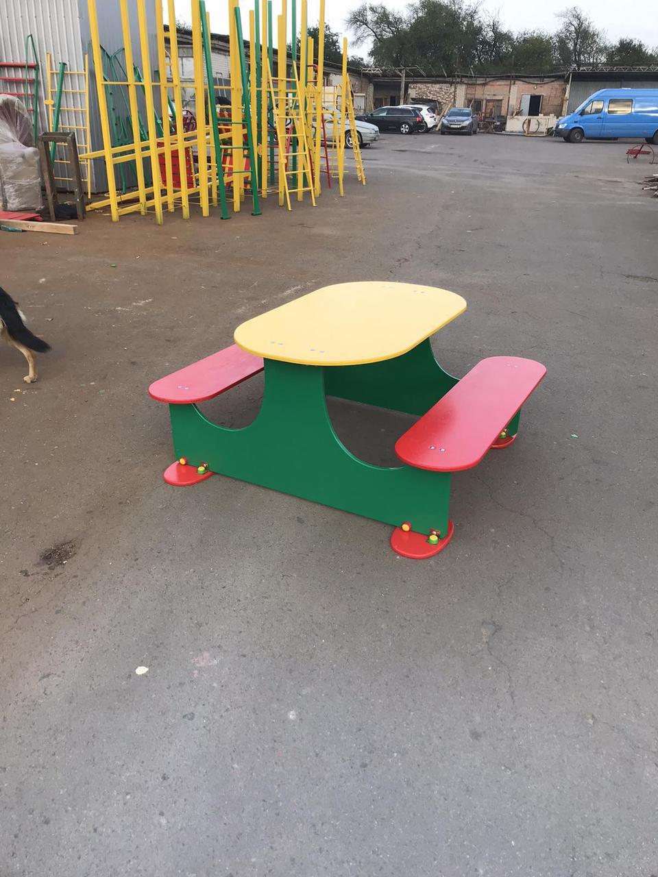 Стіл дитячий М1 Розмір 2000х1250х650. У парк, Сад, Дитячий Сад, Гросс. Будь-який ЦВІТЛО