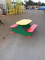 Стіл дитячий М1 Розмір 2000х1250х650. У парк, Сад, Дитячий Сад, Гросс. Будь-який ЦВІТЛО