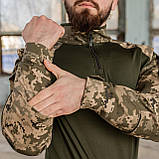 Тактичний костюм 2 в 1 (Сорочка Ubacs/Убакс + штани Grifon) піксель ЗСУ ріп-стоп (вафелька), фото 3