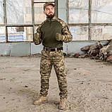 Тактичний костюм 2 в 1 (Сорочка Ubacs/Убакс + штани Grifon) піксель ЗСУ ріп-стоп (вафелька), фото 9
