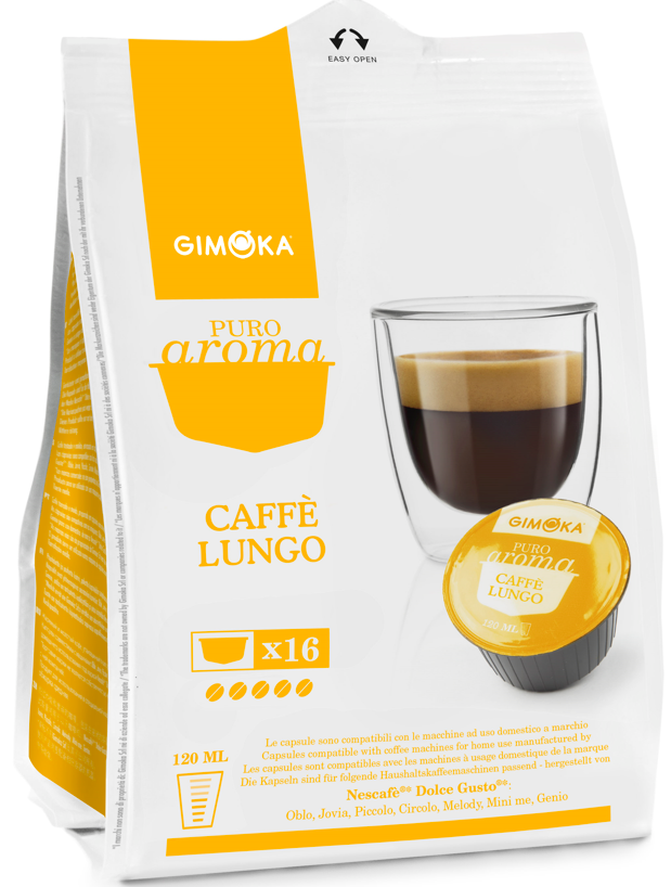 Кава в капсулах Дольче Густо - Dolce Gusto Gimoka Caffe Lungo