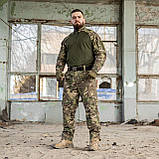 Бойовий комплект: мультикам літо сорочка Grifon Ubacs(Убакс) CoolMax + Штани тактичні 13 кишень Apex, фото 3