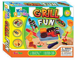 Набір для ліплення (пластилін) Гриль Grill fun kid's Dough