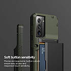 Чохол Vrs Design Damba Glide Pro Green для Samsung Galaxy S21 5G SM-G991, фото 9