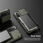 Чохол Vrs Design Damba Glide Pro Green для Samsung Galaxy S21 5G SM-G991, фото 7