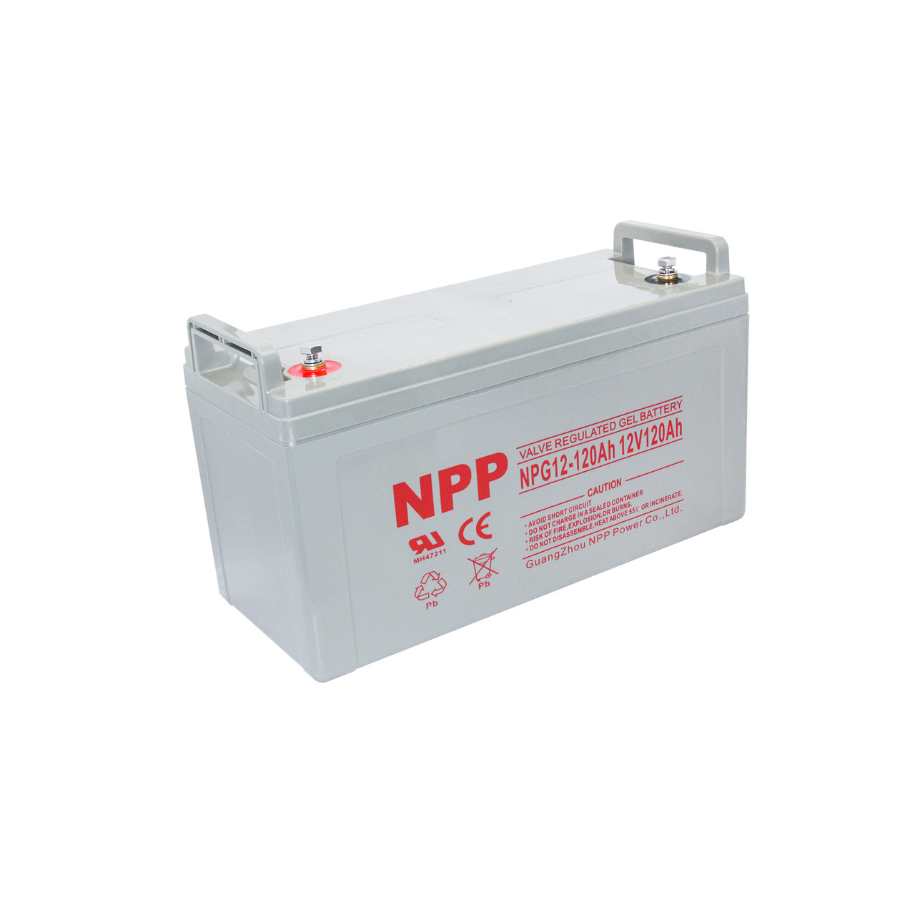 Гелева (GEL) акумуляторна батарея NPP 12V 120Ah (1140W*h)