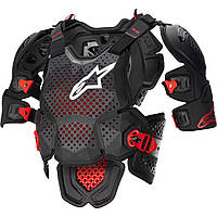 Мото/Вело панцирь Alpinestars A-10 V2, черно-красная XL/XXL