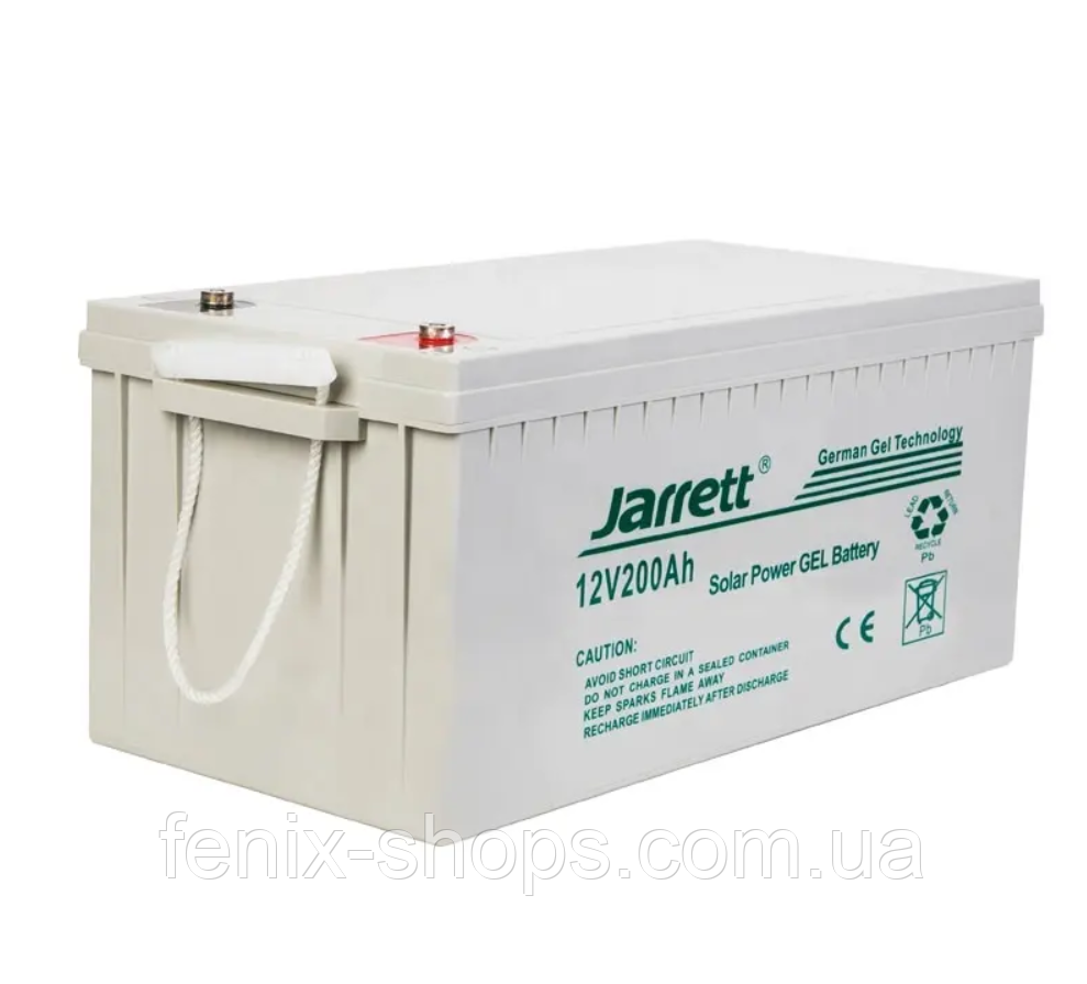 Аккумулятор гелевый 200 Ah 12V Jarrett GEL Battery (гелевый аккумулятор 200 ампер) - фото 3 - id-p1794241711