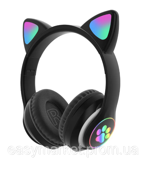 Купить Беспроводные наушники с кошачьими ушками, Игровые Блютуз ...