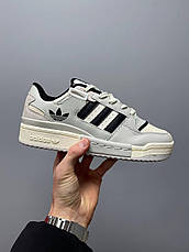 Чоловічі кросівки Adidas Originals Forum Exhibit Low Grey Black ALL09840, фото 5