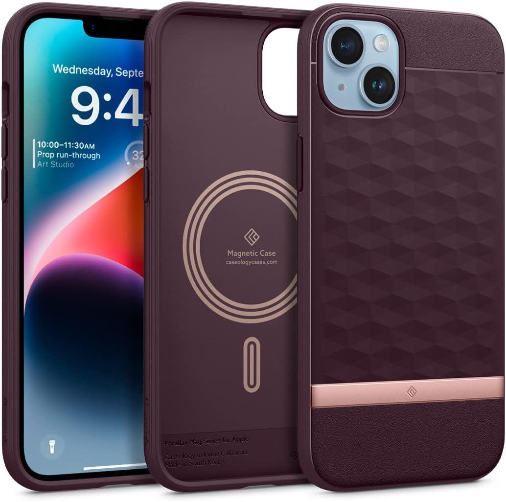 Чохол Caseology Parallax Mag Burgundy для iPhone 13 | iPhone 14