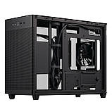 Корпус Asus Prime AP201 Black Tempered Glass без БЖ (90DC00G0-B39010), фото 4