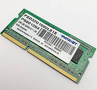 Оперативная память Patriot Signature SO-DIMM DDR3 2Gb 1600 Сервисный оригинал новый