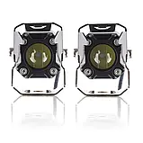 Фари світлодіодні Bi-Led S18 40W (W/W) (W/Y)mini IP68 бл.дал. і біл.жовт. світло з СТГ (к-т 2 шт.), фото 6