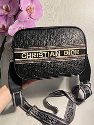 Жіноча сумка Dior, тканинний ремінь, 931096