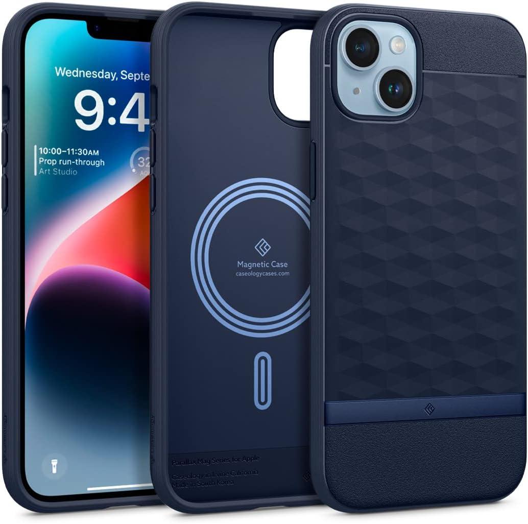 Чохол Caseology Parallax Mag Mag Midnight Blue для iPhone 13 | iPhone 14