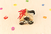 Бізікубик дерев'яний без фарби 5х5х5 см, фото 2