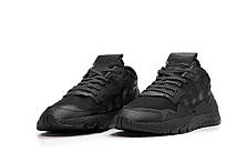 Чоловічі кросівки Adidas Nite Jogger Triple Black FV1277, фото 4
