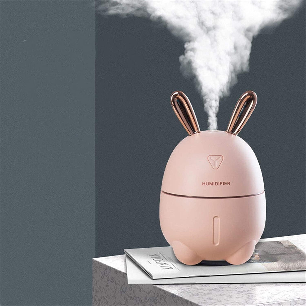 Увлажнитель воздуха + ночник Humidifier Y105 Розовый, ультразвуковой увлажнитель воздуха с подсветкой (GK) - фото 2 - id-p1794274720