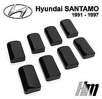 Ремкомплект ограничителя дверей Hyundai SANTAMO 1991 - 1997, фиксаторы, вкладыши, втулки