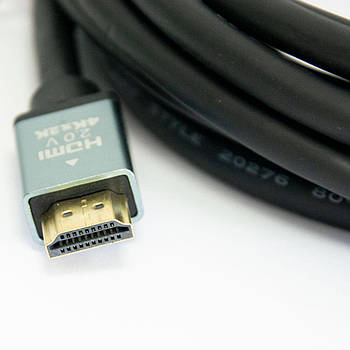 10-метровий кабель HDMI Male — HDMI Male v2.0 дає змогу передавати сигнал у форматі 4K