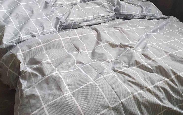 Підковдра полуторна 150х215, бязь Голд, принт: Клітинка велика