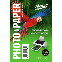 Матовая фотобумага 10х15 200 г/м² Magic Superior (100 листов) Фотобумага матовая для принтера 200 грамм