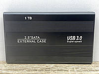 Зовнішній HDD 2.5" Usb 3.0 1TB TRY TB-S254U3 металевий корпус, чорний