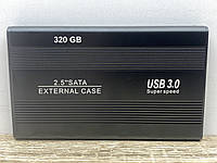 Внешний HDD 2.5" Usb 3.0 320GB TRY TB-S254U3 металлический корпус, черный