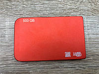 Внешний HDD 2.5" Usb 3.0 500GB TRY TB-S257U3 металлический корпус, красный