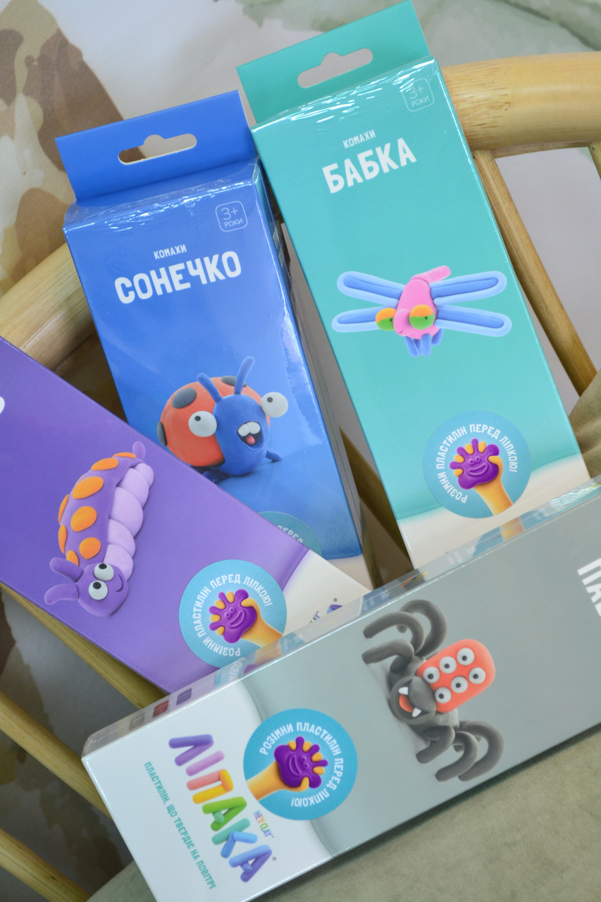 ЛІПАКА пластилін Комахи