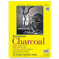 Професійний папір для вугілля Strathmore Charcoal Pad, серія 300, 32 аркуші, 23x31 см, 95 г/м, склейка