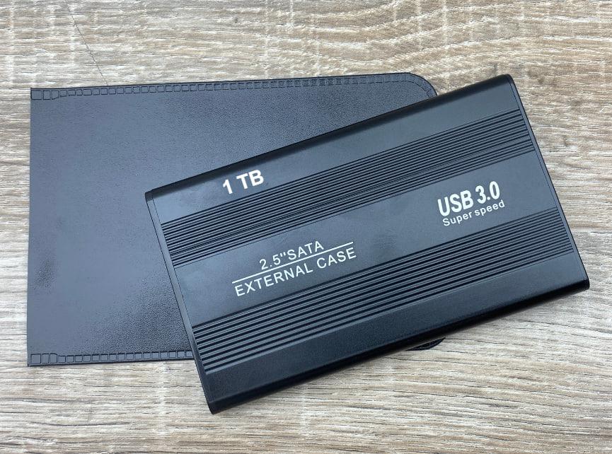 Зовнішній HDD 2.5" Usb 3.0 1TB TRY TB-S254U3 металевий корпус, чорний