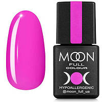 Гель-лак MOON FULL color Gel polish, 8ml №122 ярко-розовый с малиновым отливом